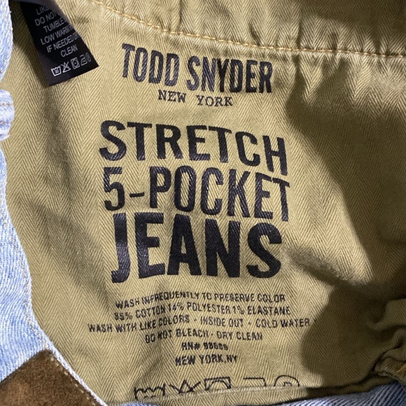 Todd Snyder Men's Light Blue Jeans mens 31X32 slim fit casual office retro Y2K - Picture 10 of 11